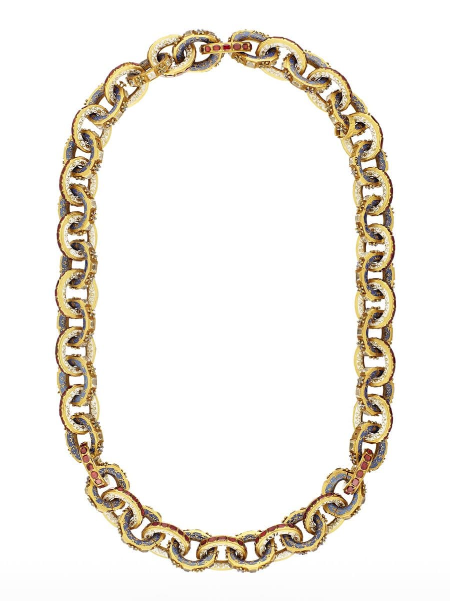 Gold-Plated Chain Necklace